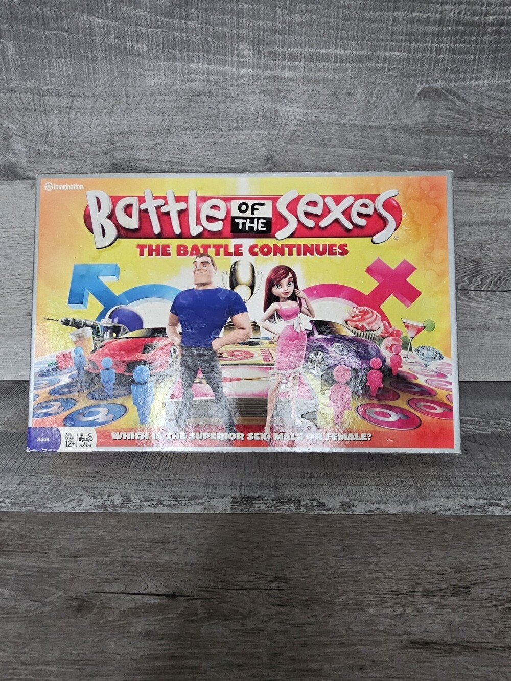 Battle Of The Sexes The Battle Continues Board Game Male vs Female Unused 2008